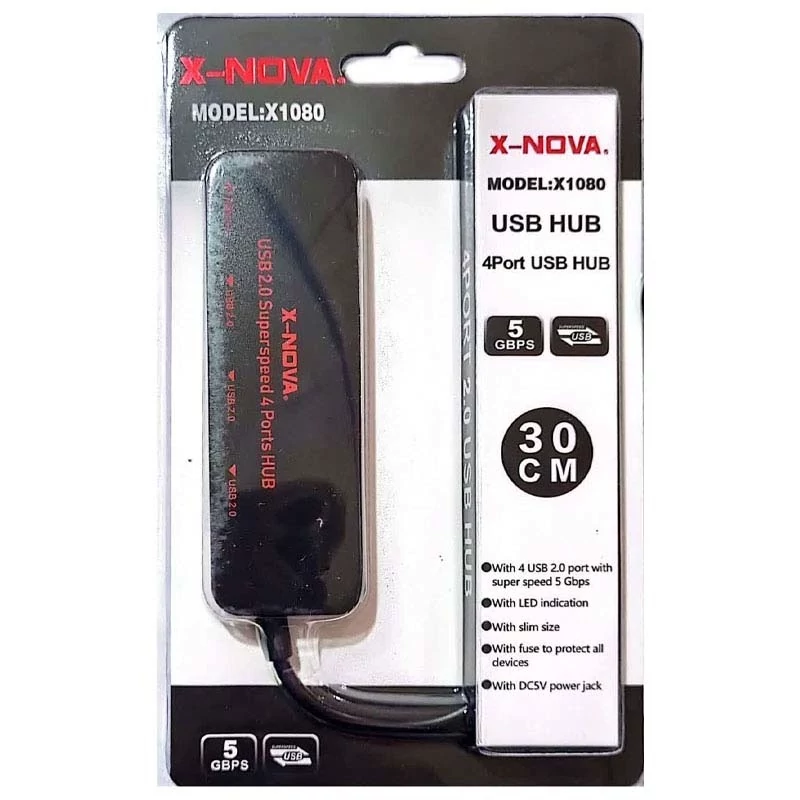 هاب 4 پورت USB2 ایکس نووا X-Nova X1080