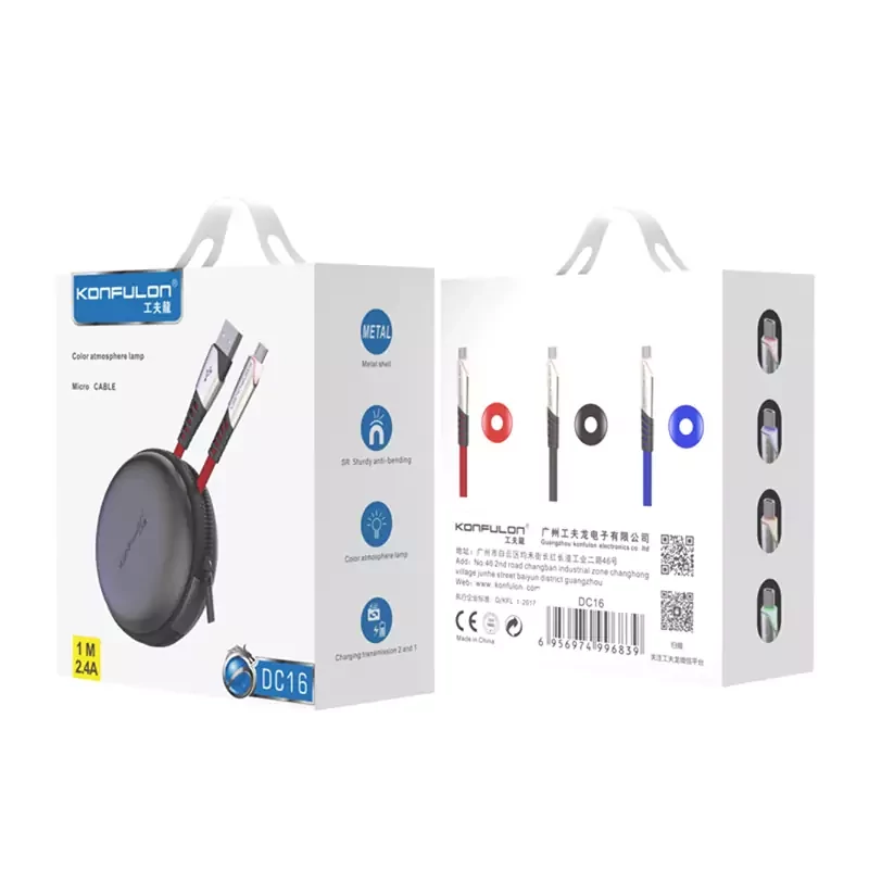 کابل شارژ MicroUSB کانفلون KONFULON DC16