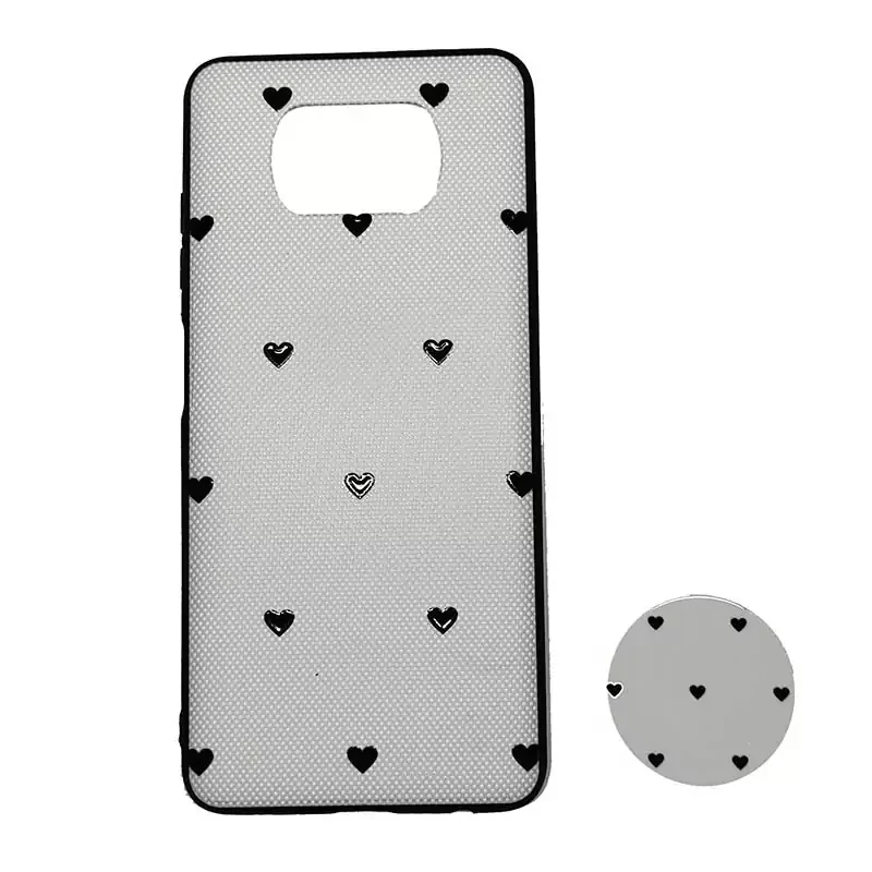 قاب طرح دار پاپ سوکت دار طرح قلب شیائومی Xiaomi Poco X3