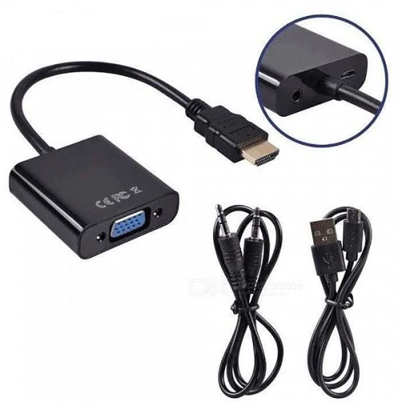 تبدیل HDMI To VGA +Audio + Power انزو ENZO HD-42