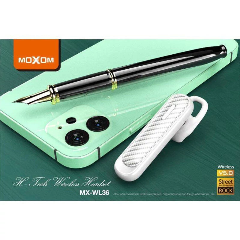 هدست بلوتوثی موکسوم مدل MX-WL36 مشکی