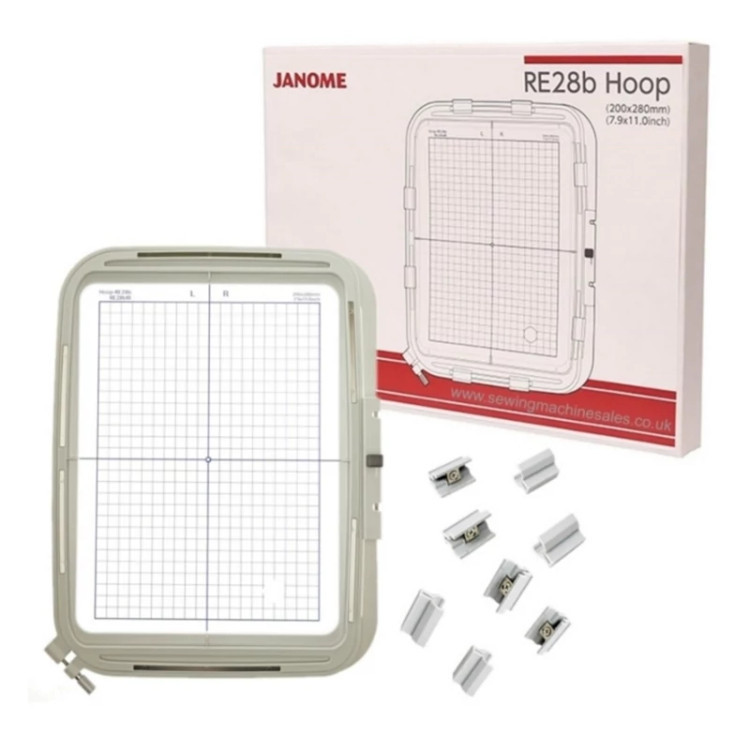 کارگاه گلدوزی بزرگ Janome RE28B برای طرحهای حجیم