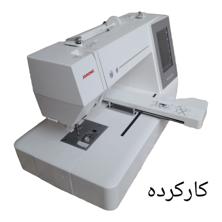چرخ گلدوزی ژانومه ۵۵۰ کارکرده در حد آکبند
