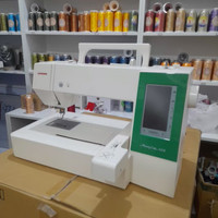 چرخ گلدوزی ژانومه 450E نوار سبز کارکرده | فقط 1291 ساعت، سرویسشده و سالم