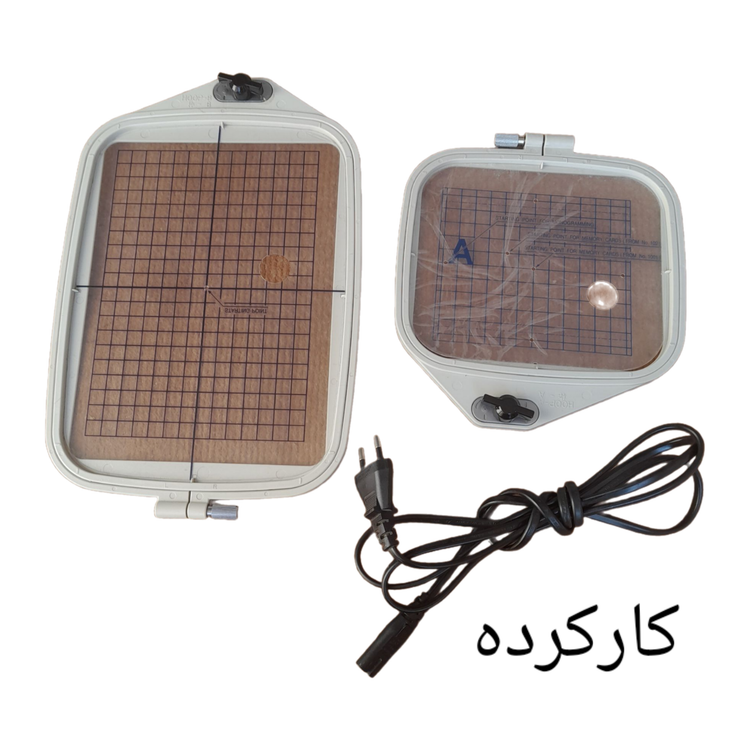 چرخ گلدوزی ژانومه مدل 370: بهترین انتخاب برای طراحی و اتیکت زدن روی لباسهای بچهگانه و ملافهها( کارکرده )