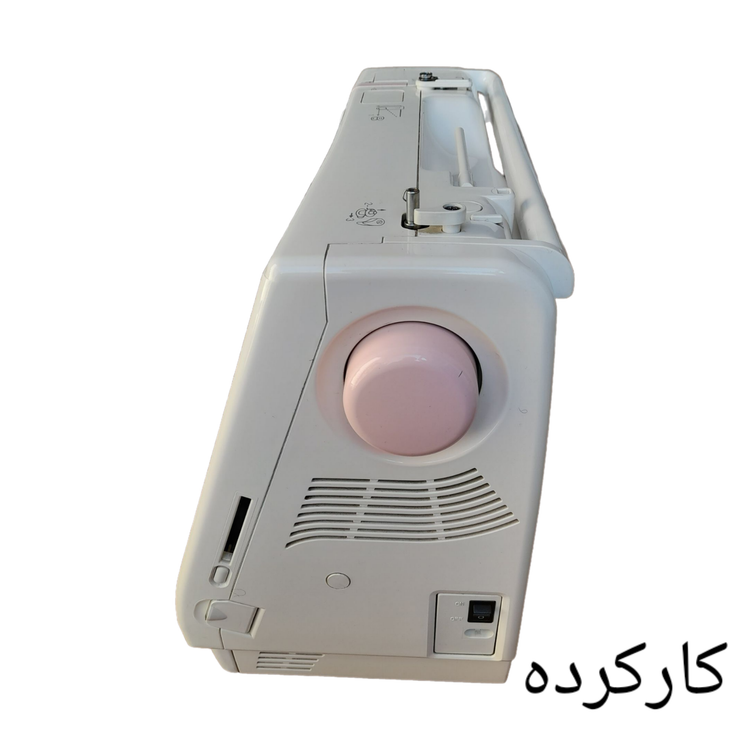 چرخ گلدوزی ژانومه مدل 370: بهترین انتخاب برای طراحی و اتیکت زدن روی لباسهای بچهگانه و ملافهها( کارکرده )