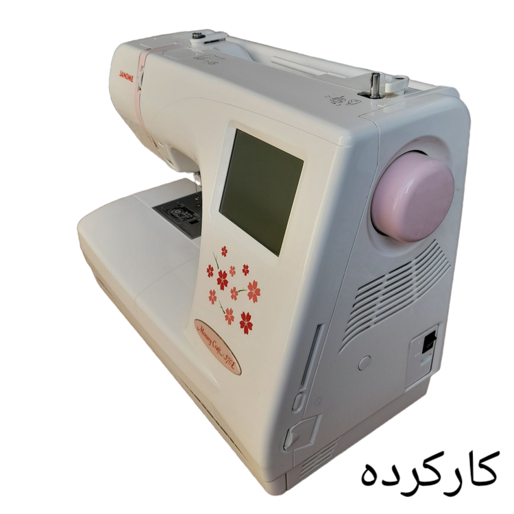 چرخ گلدوزی ژانومه مدل 370: بهترین انتخاب برای طراحی و اتیکت زدن روی لباس‌های بچه‌گانه و ملافه‌ها( کارکرده ‌)
