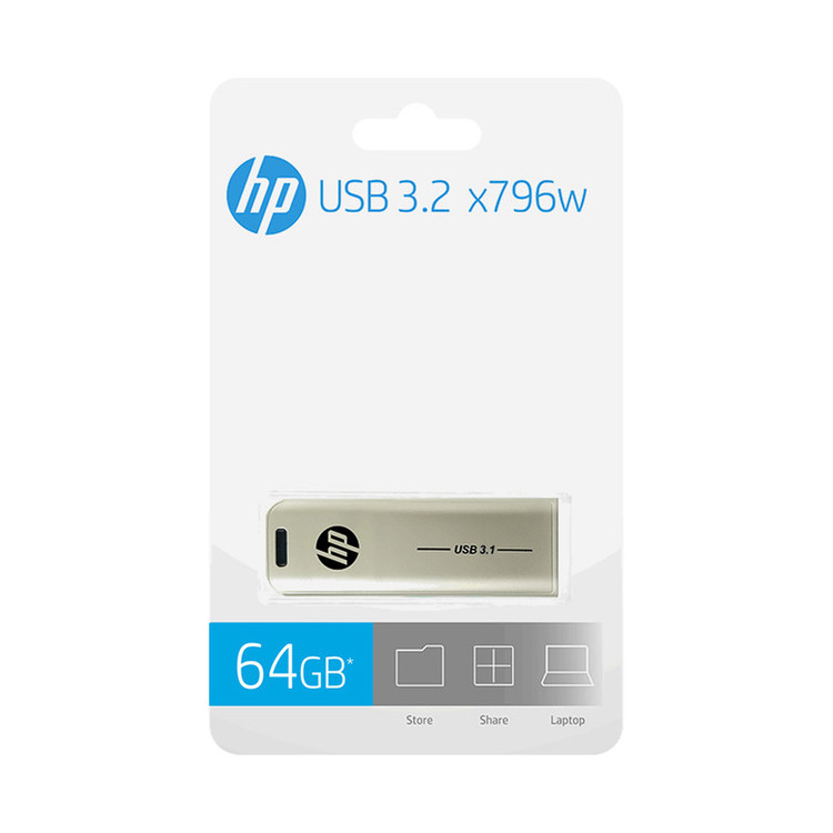 فلش ۶۴ گیگ HP با قابلیت ضد اثر انگشت و لک