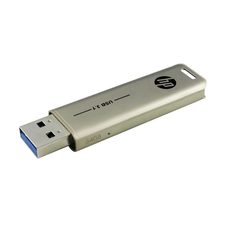 فلش مموری اچپی مدل X796W ظرفیت 64 گیگابایت رابط USB 3.1 بدنه فلزی