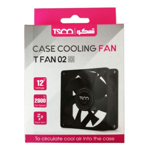 بسته‌بندی اورجینال فن کیس تسکو مدل T-FAN 02
