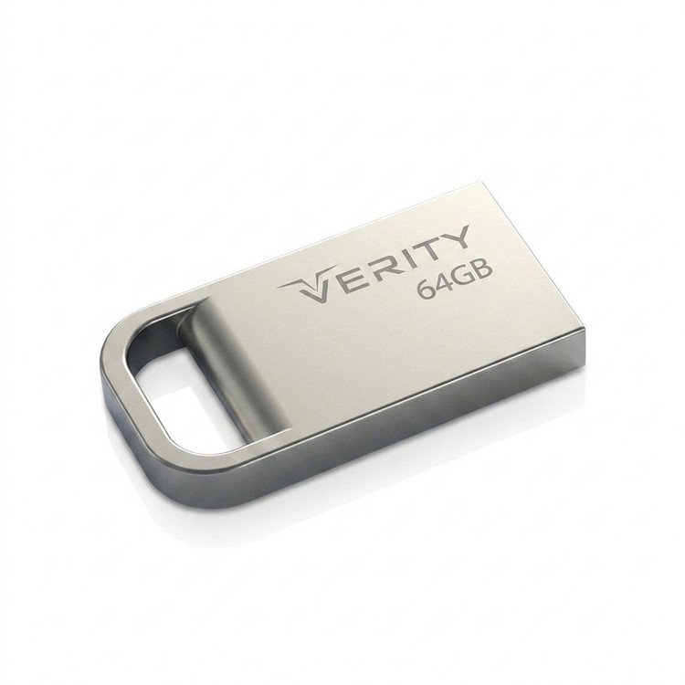 فلش مموری وریتی مدل V813 ظرفیت 64 گیگابایت با بدنه فلزی