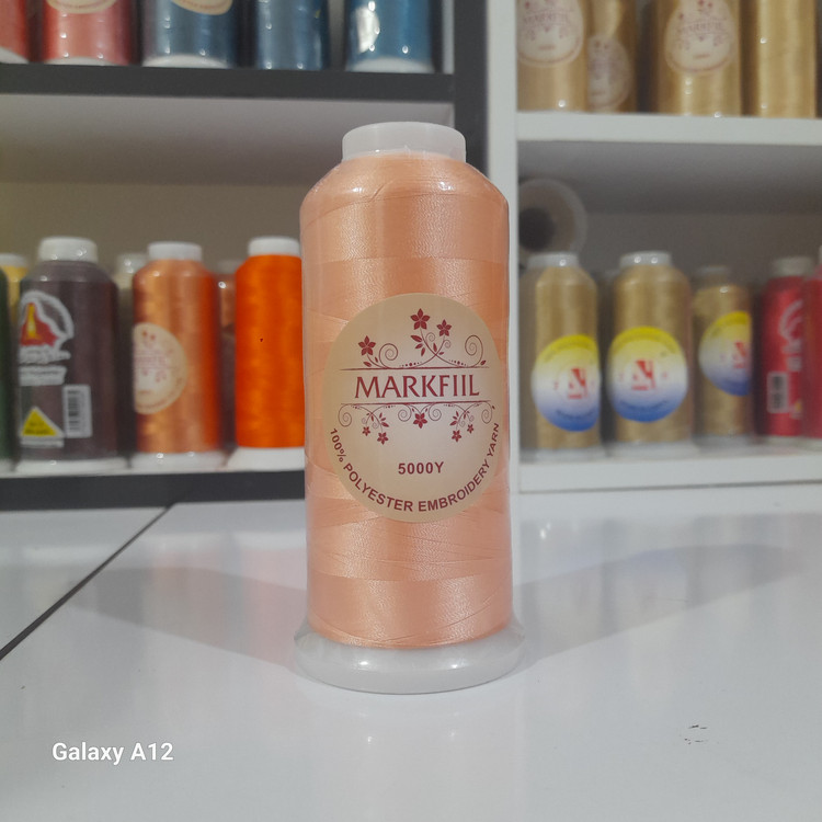 نخ گلدوزی مارکفیل MARKFIL کد 302 | 5000 یارد 100 درصد پلیاستر