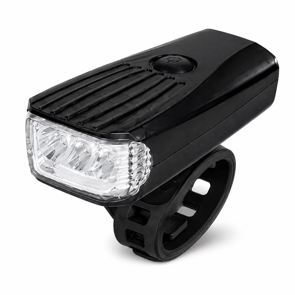 چراغ جلو دوچرخه کیوکسون مدل QX-T2306 300 لومن شارژی USB با باتری داخلی