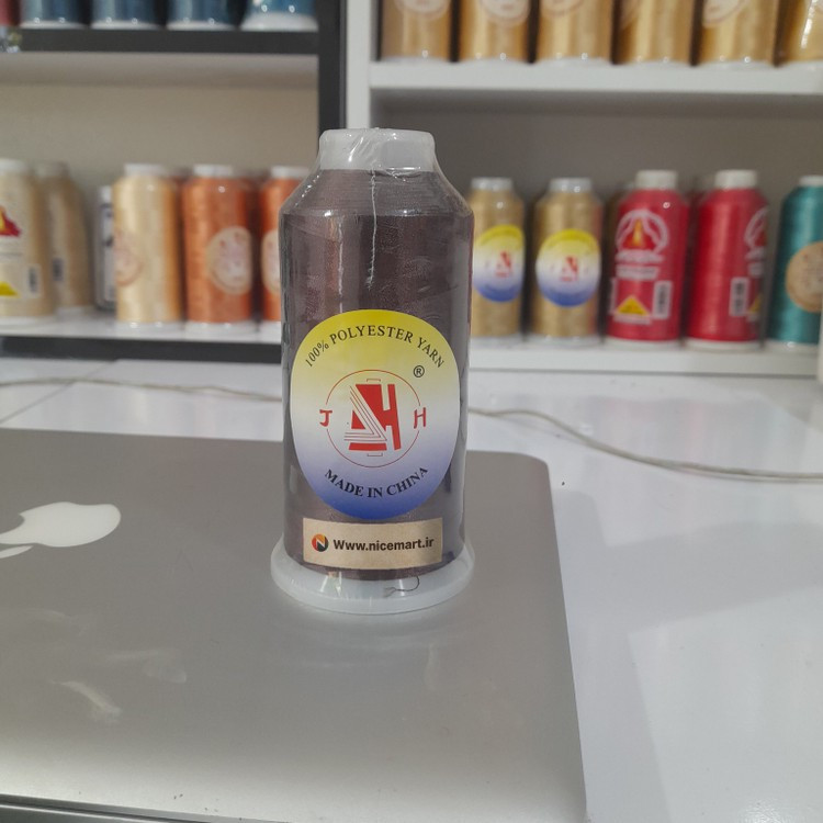 نخ گلدوزی پلی استر جی اچ 5000 یارد کد 336 رنگ قهوه ای گرم