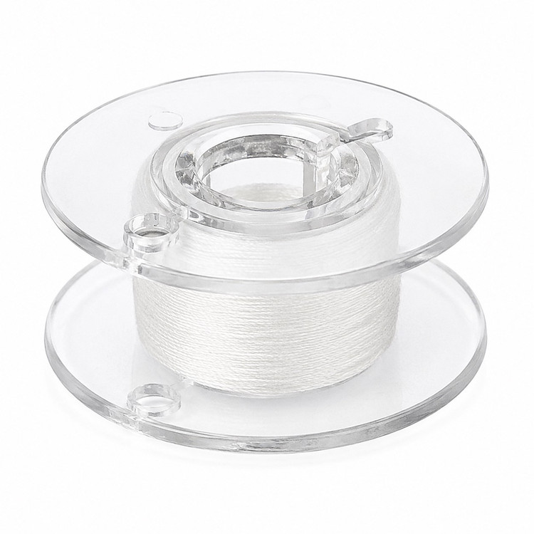 ماسوره پلاستیکی رزوه دار چرخ گلدوزی ژانومه Bobbin مخصوص دستگاه های گلدوزی Janome